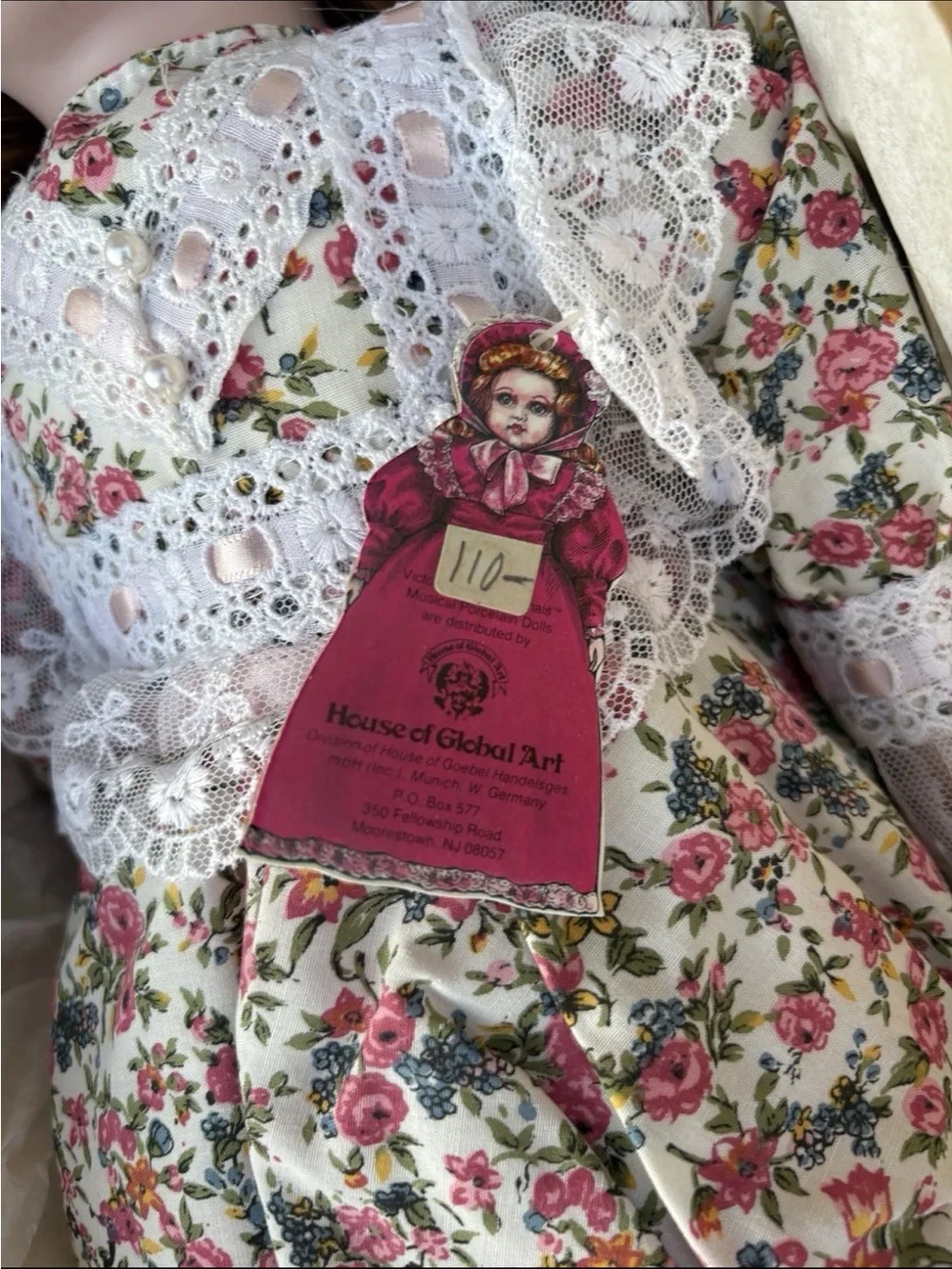 Victoria Ashlea Originals Porcelain Musical Collector Doll House Of Global Art 3